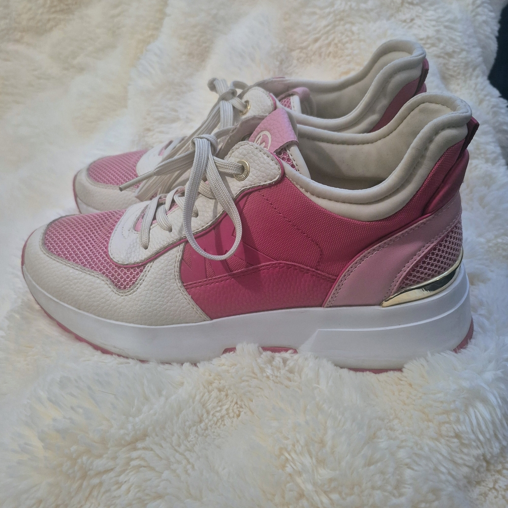 Michael Kors Pink and White Women's Sneakers